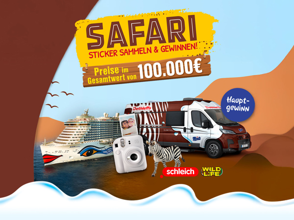 Gewinnspiel Zott Monte Safari Sammelpromotion